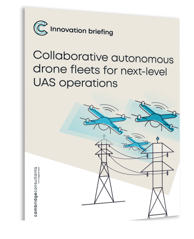 Cambridge Consultants Collaborative autonomous drone fleets for next